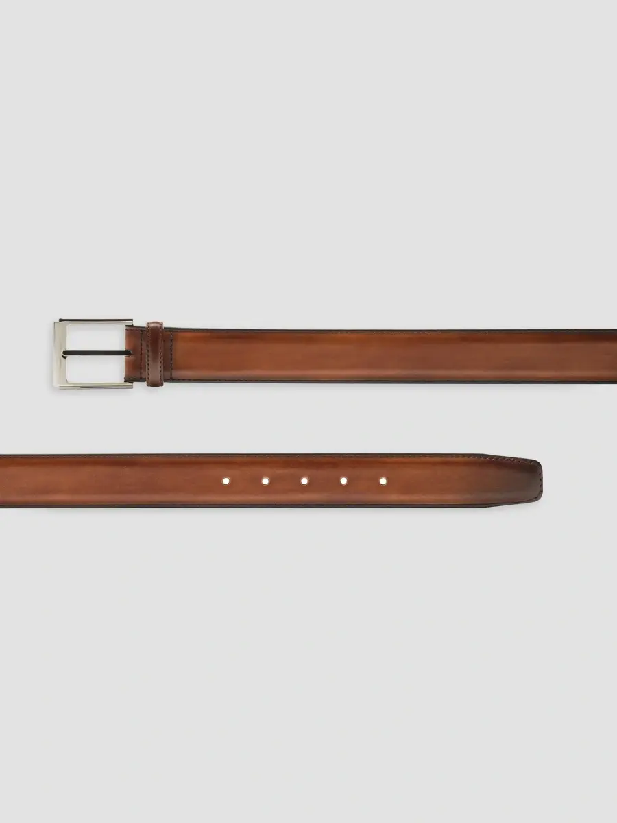 Magnanni Men's Vega 35MM Leather Belt | Thumbnail 2 Magnanni Men's Vega 35MM Leather Belt | Thumbnail 2