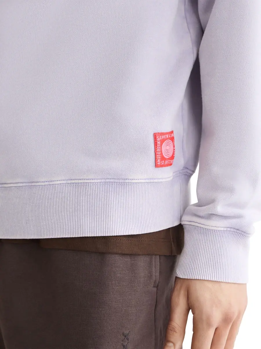 Scotch & Soda Men's Artwork Relaxed-Fit Cotton Hoodie | Thumbnail 6