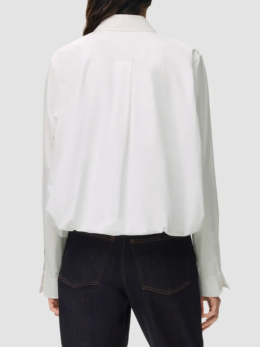 Loewe Women's Cotton-Poplin Drawstring Shirt | Thumbnail 3