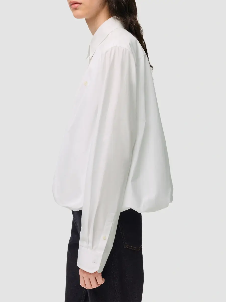 Loewe Women's Cotton-Poplin Drawstring Shirt | Thumbnail 5