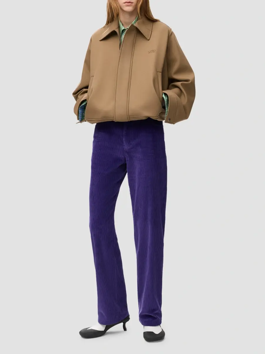 Loewe Women's Cotton Utility Drawstring Blouson Jacket | Thumbnail 2 Loewe Women's Cotton Utility Drawstring Blouson Jacket | Thumbnail 2