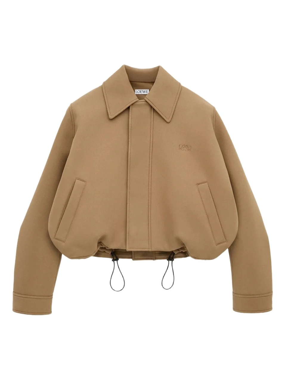 Loewe Women's Cotton Utility Drawstring Blouson Jacket