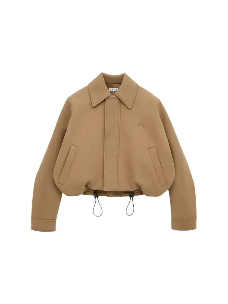 Women's Cotton Utility Drawstring Blouson Jacket Women's Cotton Utility Drawstring Blouson Jacket