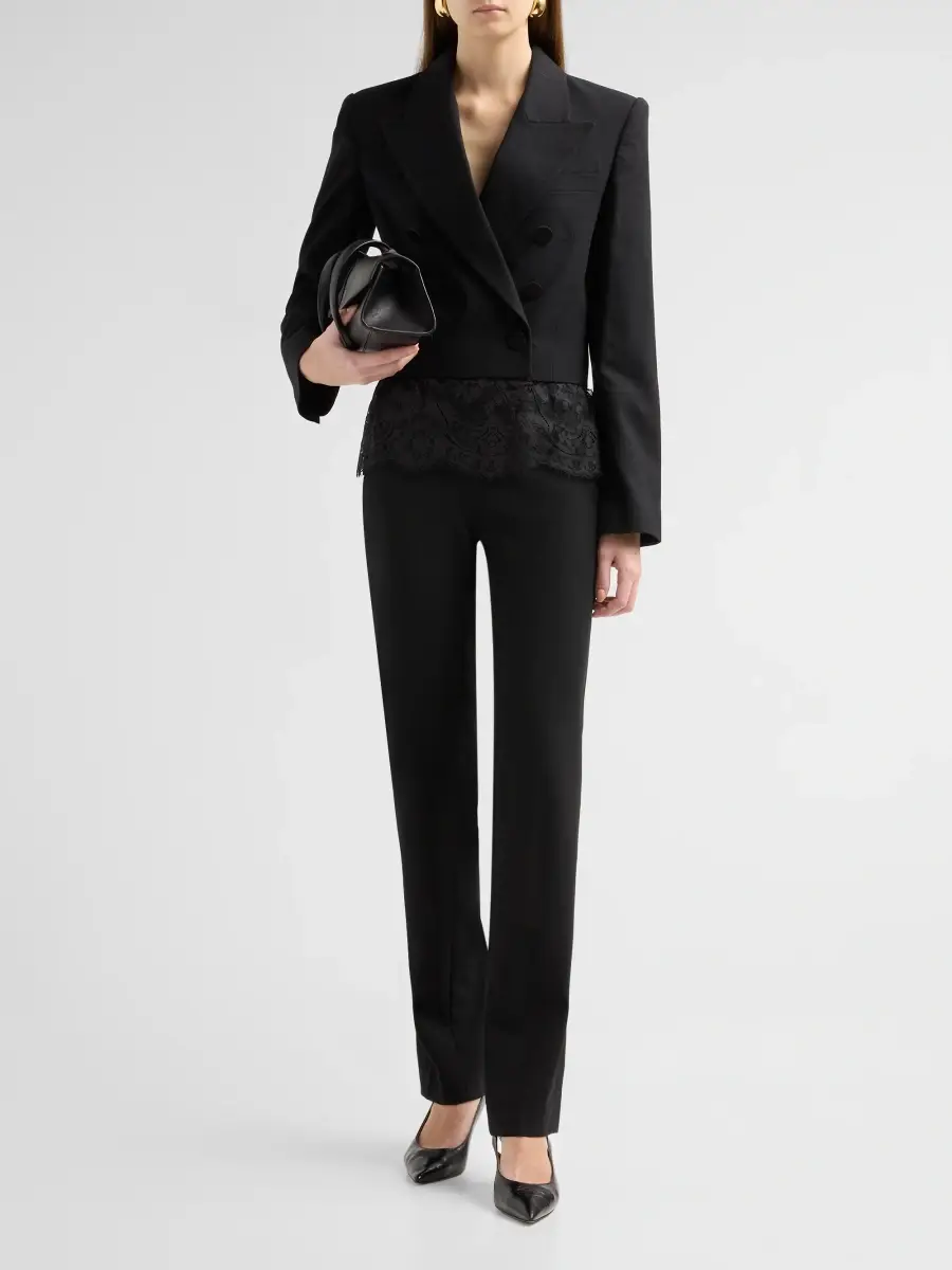 Zimmermann Women's Valiant Lace Short Blazer | Thumbnail 2 Zimmermann Women's Valiant Lace Short Blazer | Thumbnail 2