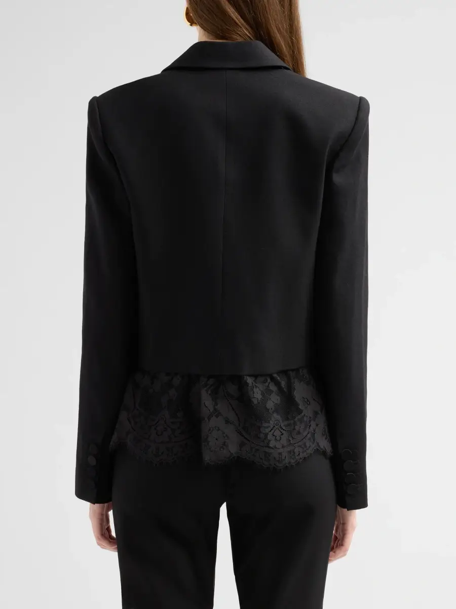 Zimmermann Women's Valiant Lace Short Blazer | Thumbnail 3 Zimmermann Women's Valiant Lace Short Blazer | Thumbnail 3