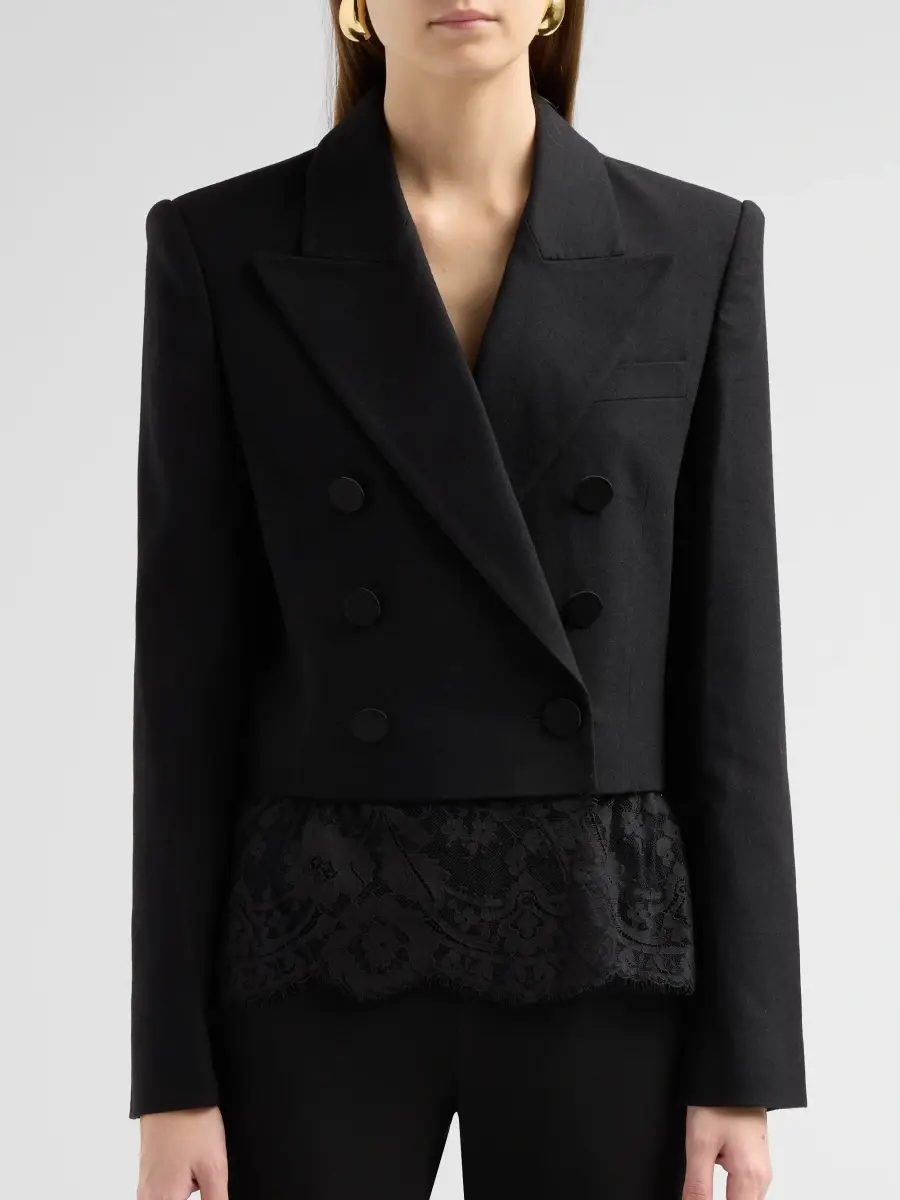Zimmermann Women's Valiant Lace Short Blazer | Thumbnail 5 Zimmermann Women's Valiant Lace Short Blazer | Thumbnail 5