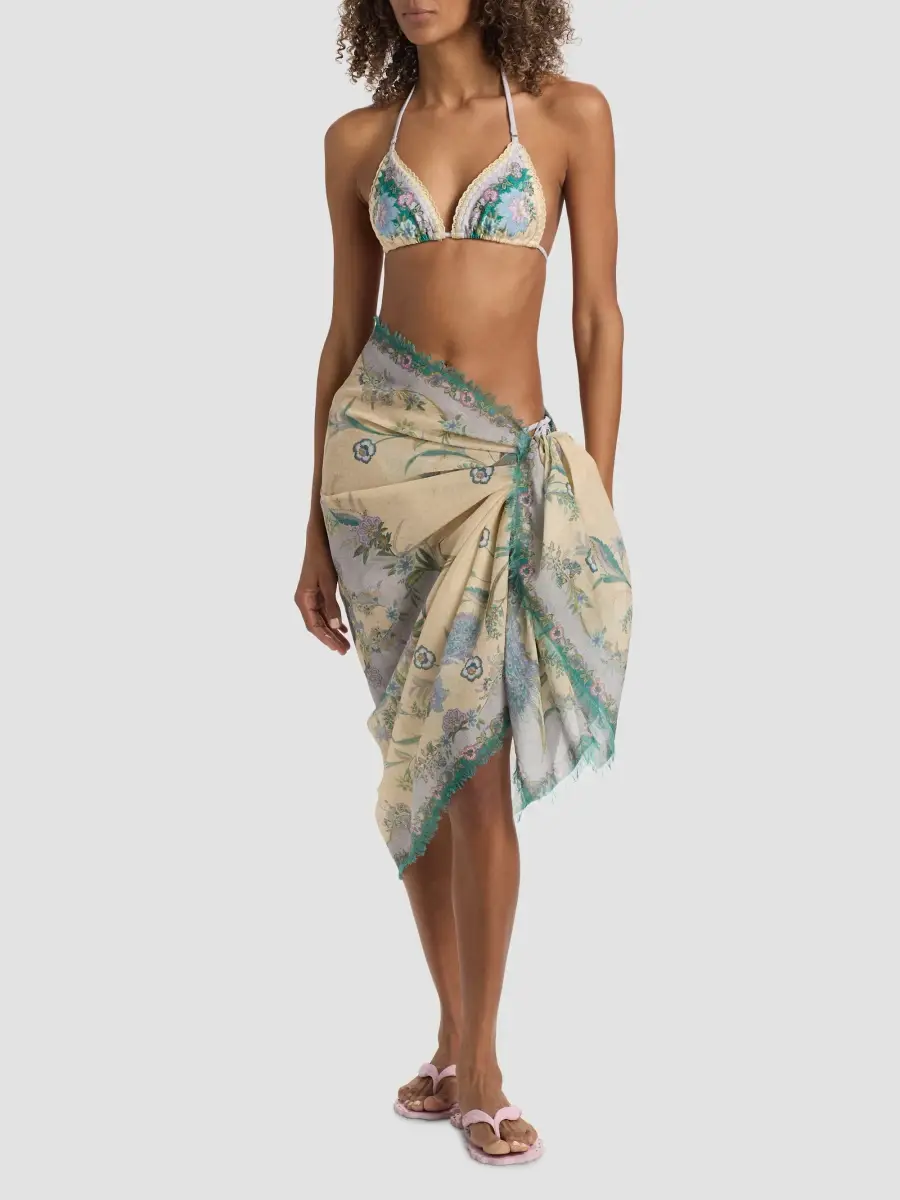 Zimmermann Women's Printed Cotton Pareo | Thumbnail 2 Zimmermann Women's Printed Cotton Pareo | Thumbnail 2