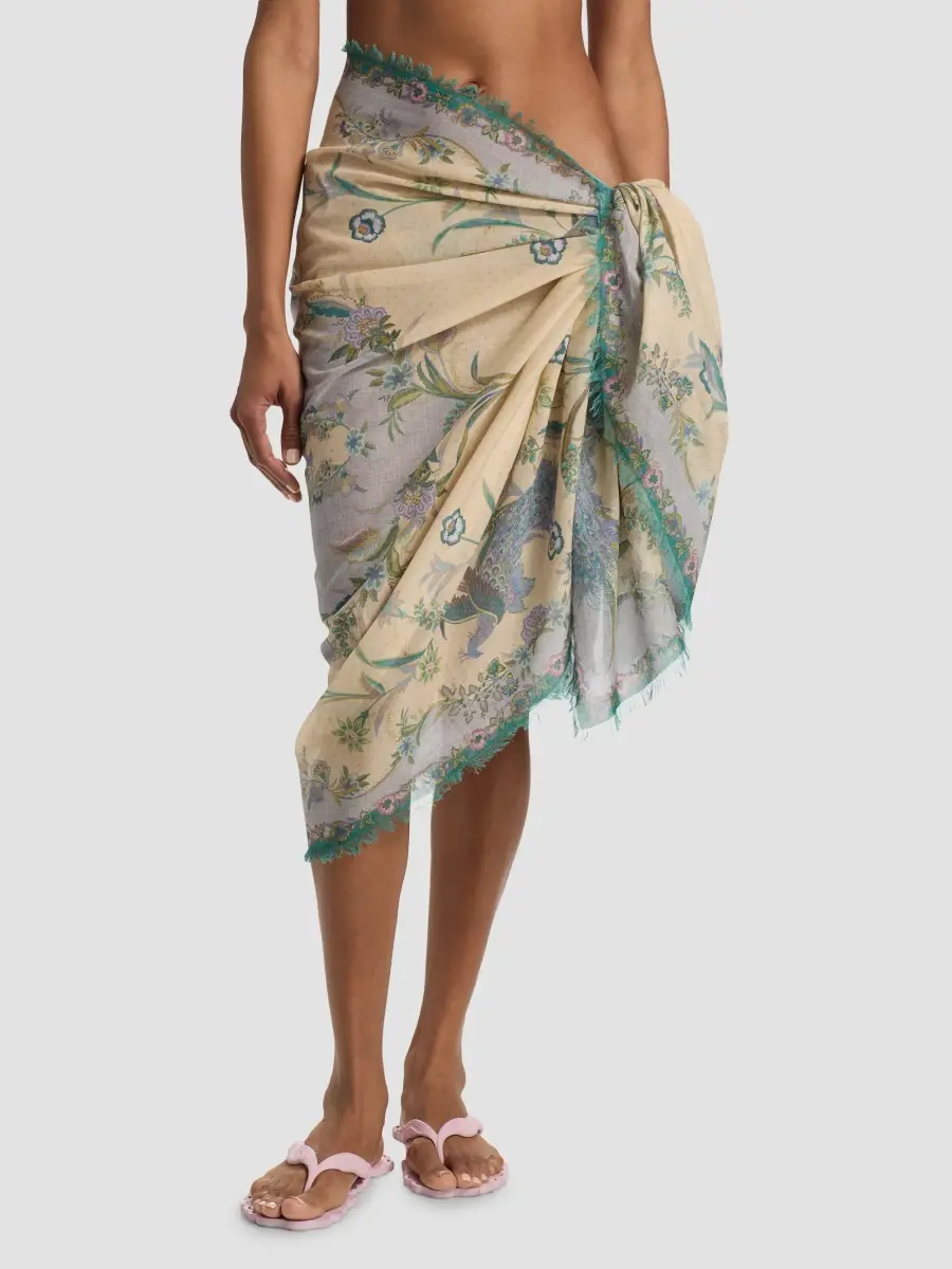 Zimmermann Women's Printed Cotton Pareo | Thumbnail 3 Zimmermann Women's Printed Cotton Pareo | Thumbnail 3