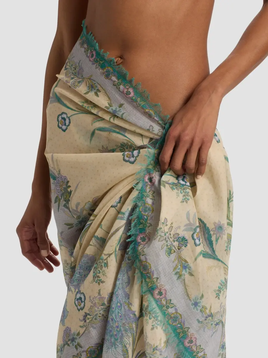 Zimmermann Women's Printed Cotton Pareo | Thumbnail 5 Zimmermann Women's Printed Cotton Pareo | Thumbnail 5