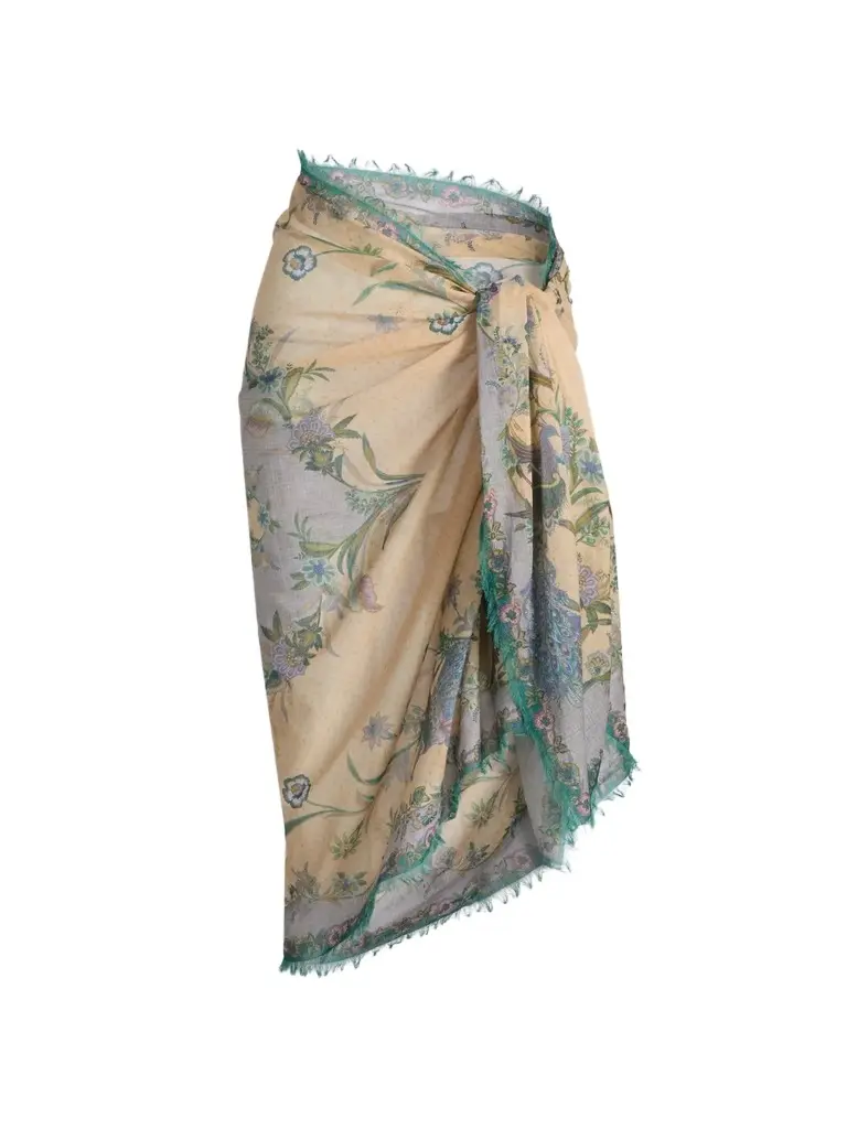 Zimmermann Women's Printed Cotton Pareo
