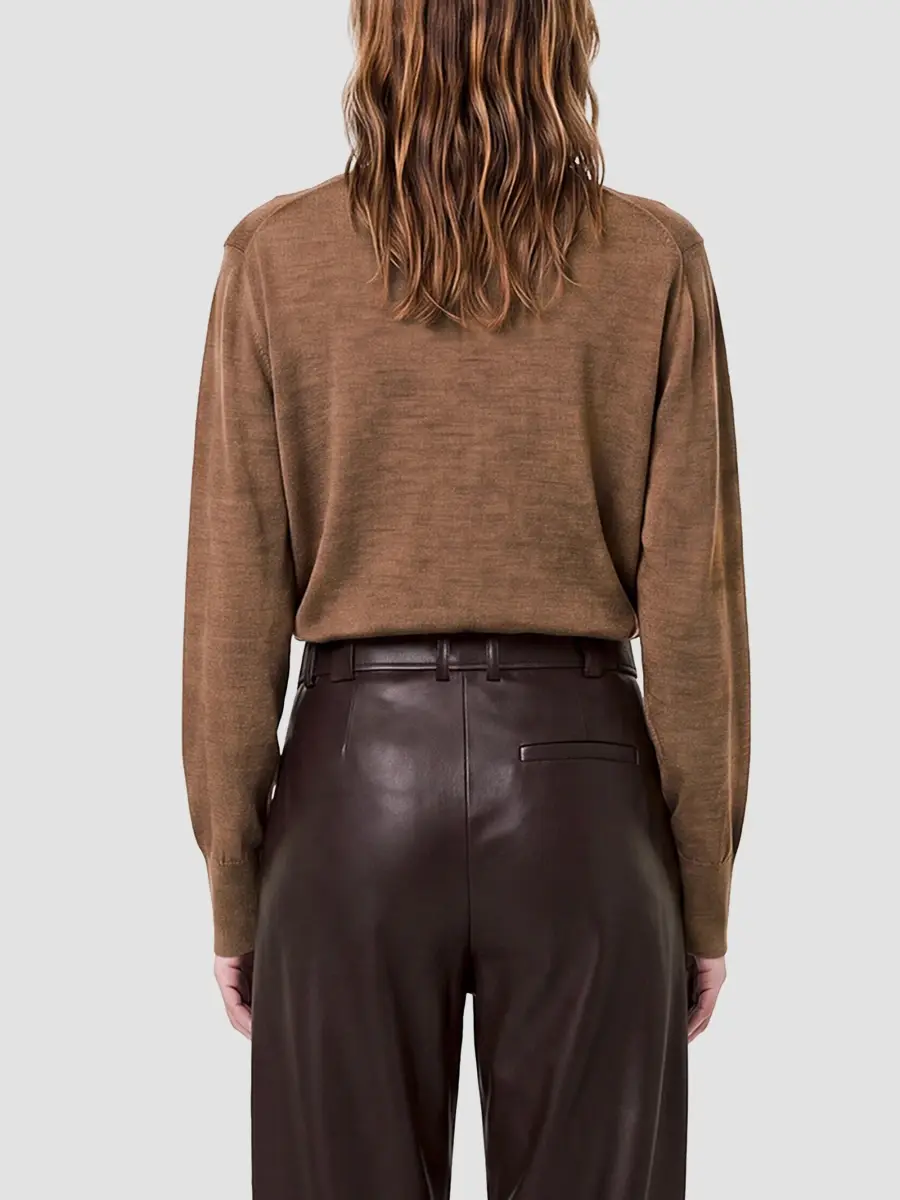 Nicholas the Label Women's Veda Superfine Merino Wool Tieneck Sweater | Thumbnail 3 Nicholas the Label Women's Veda Superfine Merino Wool Tieneck Sweater | Thumbnail 3
