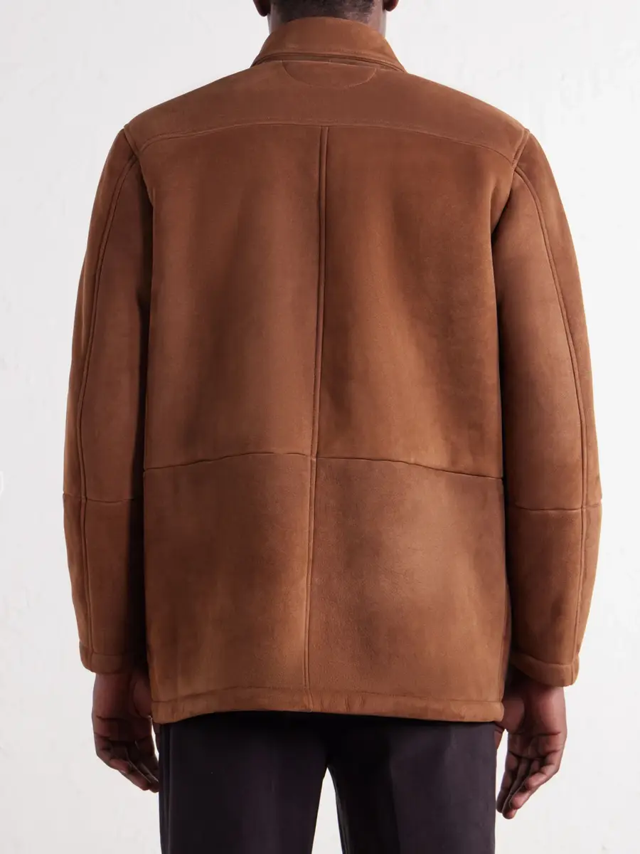 Kiton Panelled Shearling Field Jacket - Men | Thumbnail 4