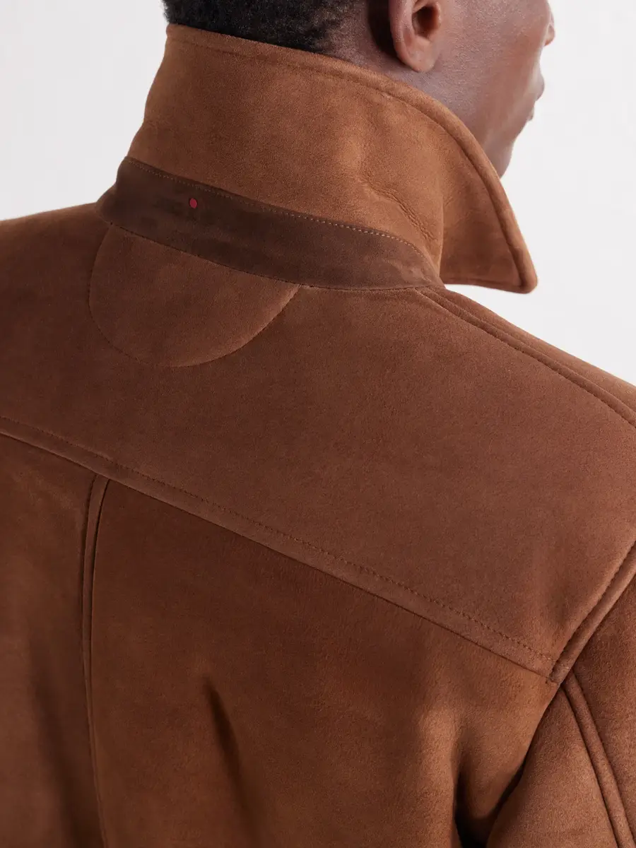 Kiton Panelled Shearling Field Jacket - Men | Thumbnail 6