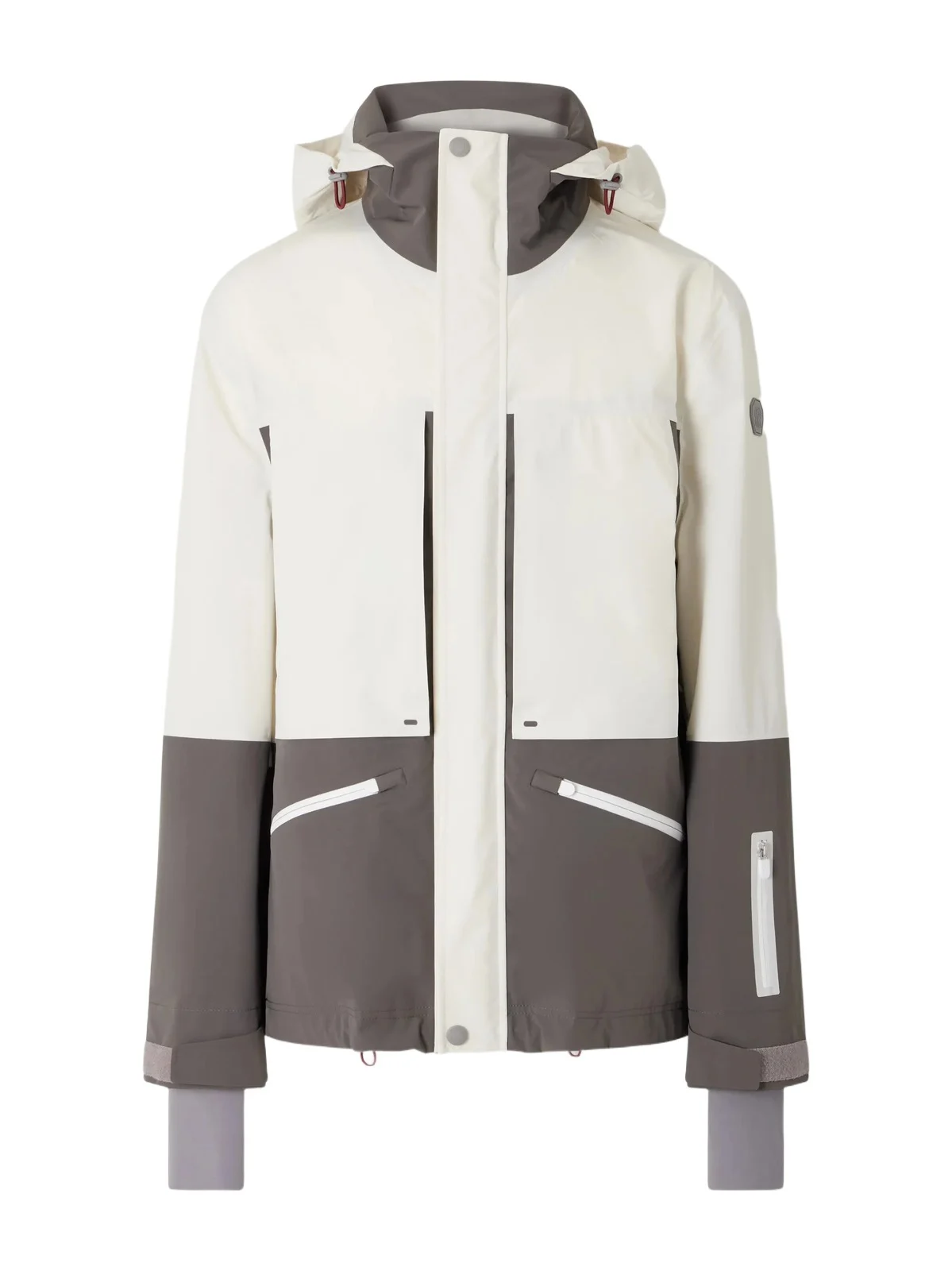 Hooded Two-Tone Stretch Jersey-Trimmed Shell Ski Jacket - Men Hooded Two-Tone Stretch Jersey-Trimmed Shell Ski Jacket - Men