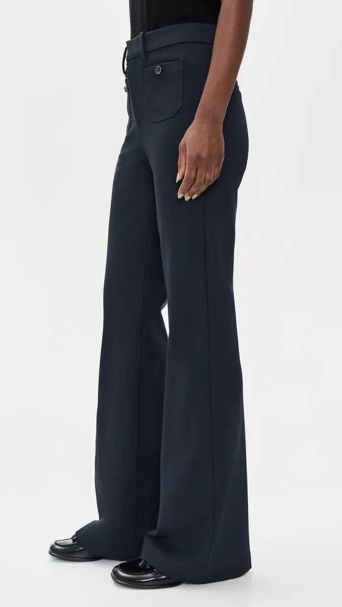 Frame The Shrunken Pocket Flare Trousers | Thumbnail 4 Frame The Shrunken Pocket Flare Trousers | Thumbnail 4