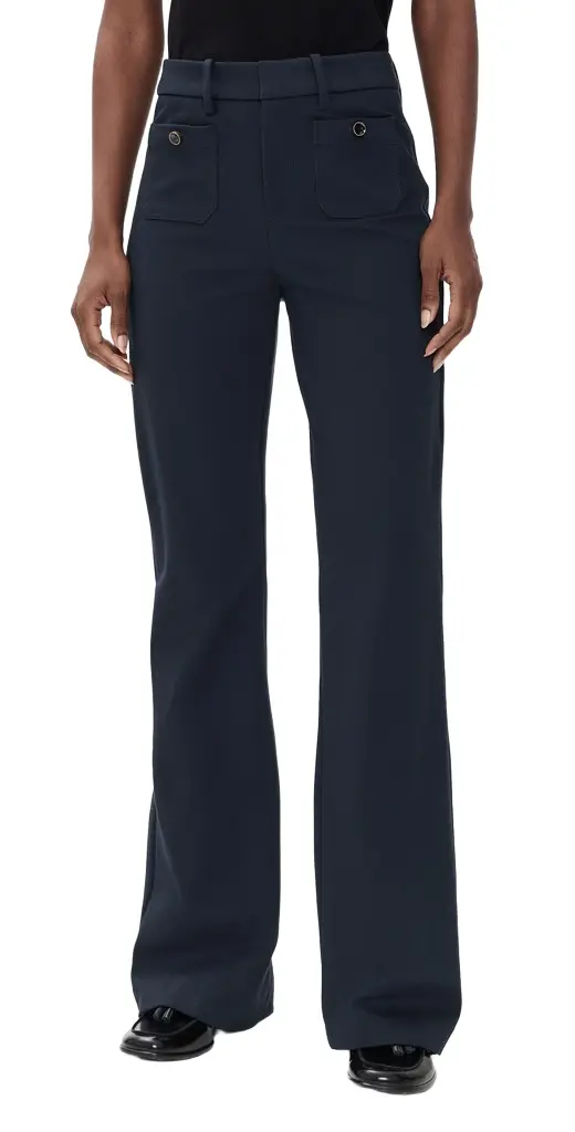Frame The Shrunken Pocket Flare Trousers