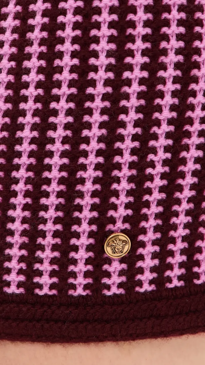 Versace Knit Crochet Stitch Skirt | Thumbnail 6 Versace Knit Crochet Stitch Skirt | Thumbnail 6