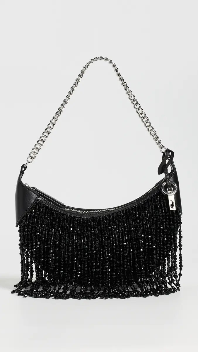 Polo Ralph Lauren Beaded Fringe Shoulder Bag | Thumbnail 2