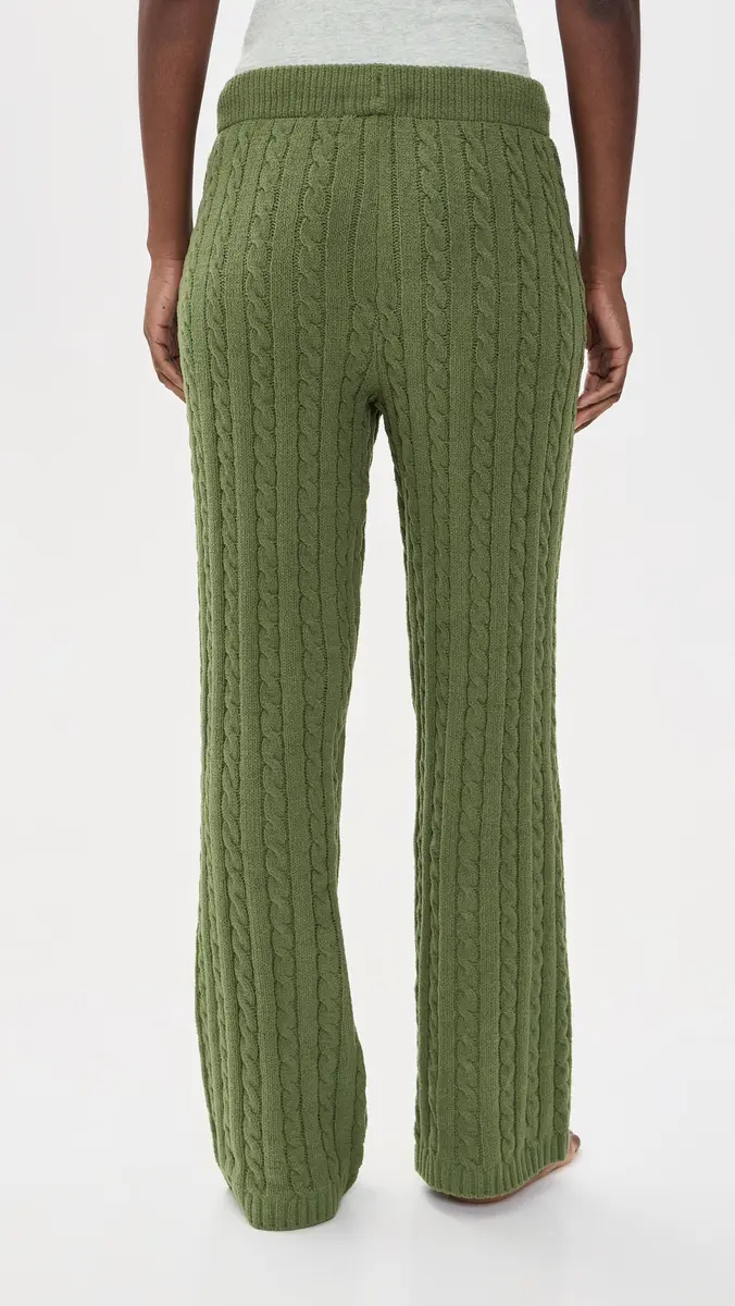 PJ Salvage Cozy Chenille Cable Knit Pajama Pants | Thumbnail 3