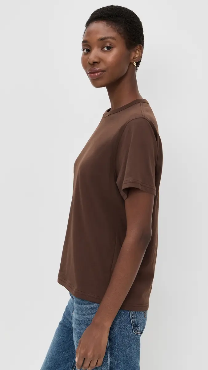 Sold Out NYC The Iconically Soft Perfect Tee in Chocolate Chocolate | Thumbnail 4 Sold Out NYC The Iconically Soft Perfect Tee in Chocolate Chocolate | Thumbnail 4