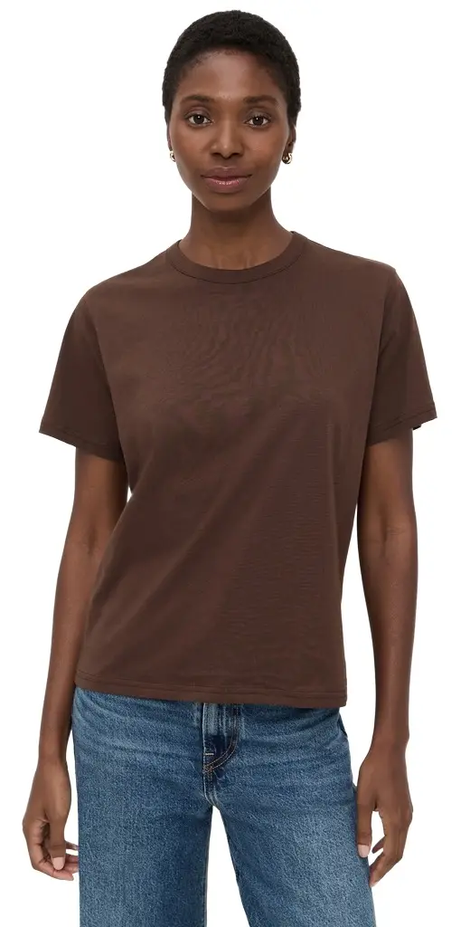The Iconically Soft Perfect Tee in Chocolate Chocolate The Iconically Soft Perfect Tee in Chocolate Chocolate