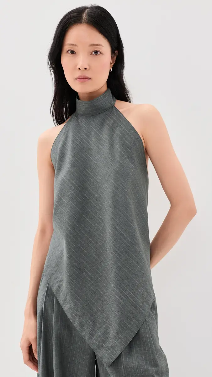 Helmut Lang Halter Scarf Top | Thumbnail 2 Helmut Lang Halter Scarf Top | Thumbnail 2