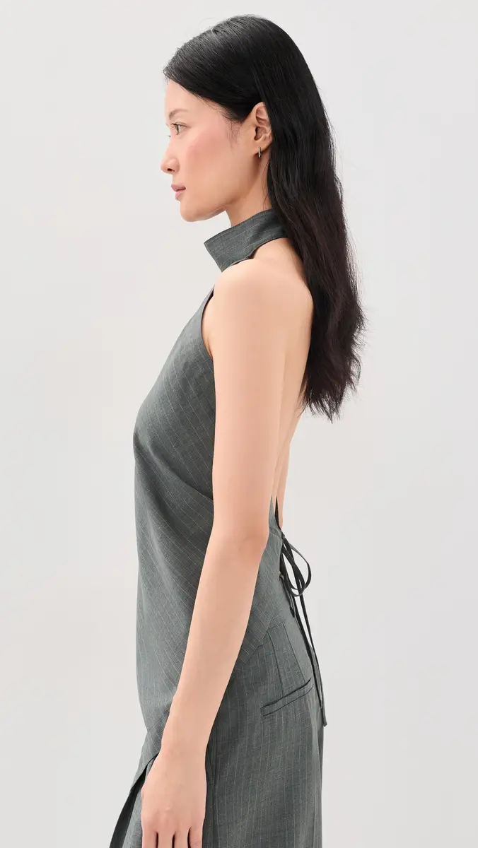 Helmut Lang Halter Scarf Top | Thumbnail 4 Helmut Lang Halter Scarf Top | Thumbnail 4