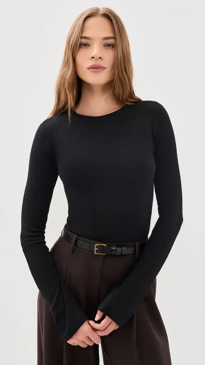 Theory Purl Long Sleeve Tee | Thumbnail 2 Theory Purl Long Sleeve Tee | Thumbnail 2