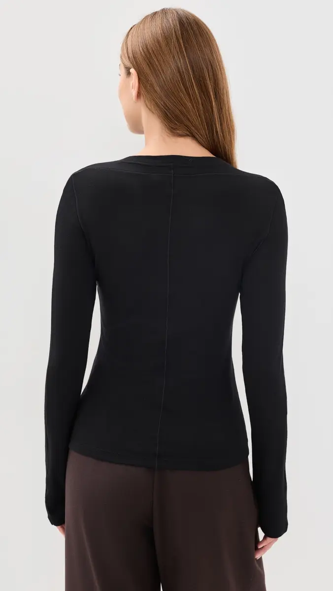 Theory Purl Long Sleeve Tee | Thumbnail 3 Theory Purl Long Sleeve Tee | Thumbnail 3