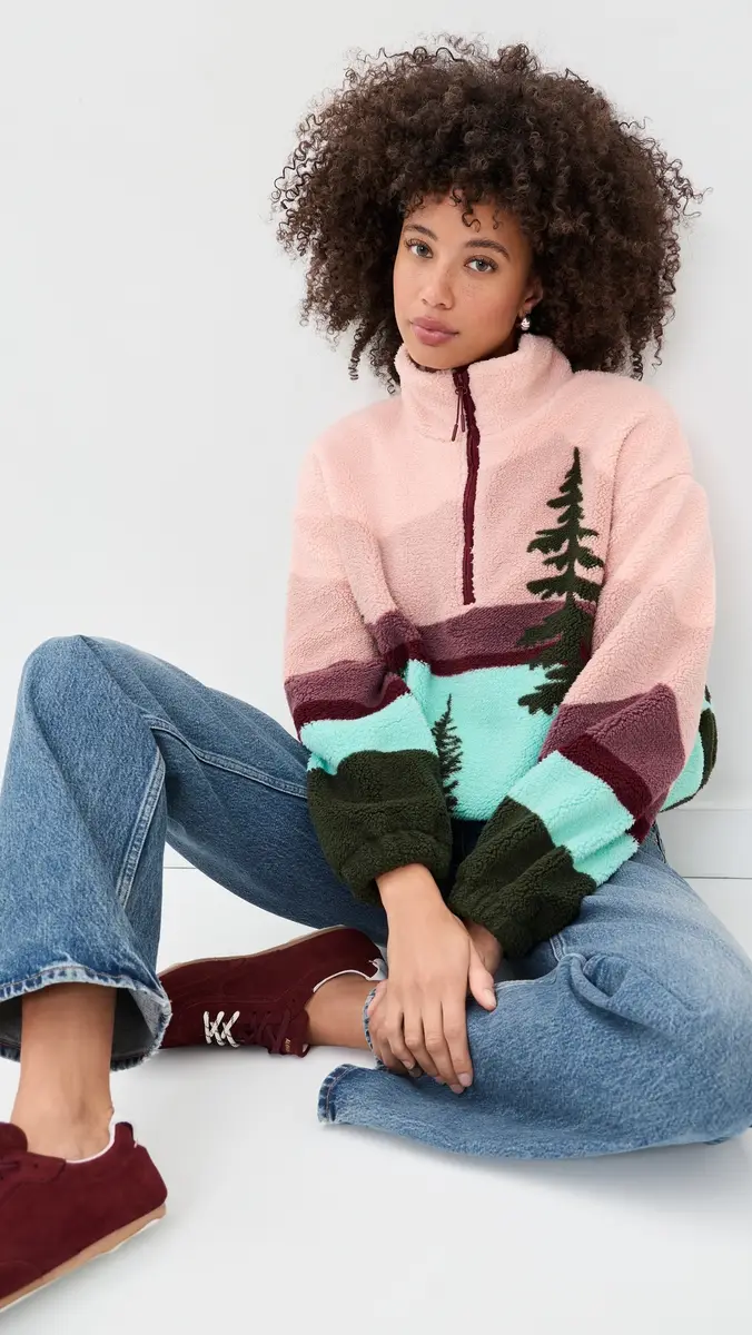BEACH RIOT Leona Sherpa Pullover | Thumbnail 5 BEACH RIOT Leona Sherpa Pullover | Thumbnail 5