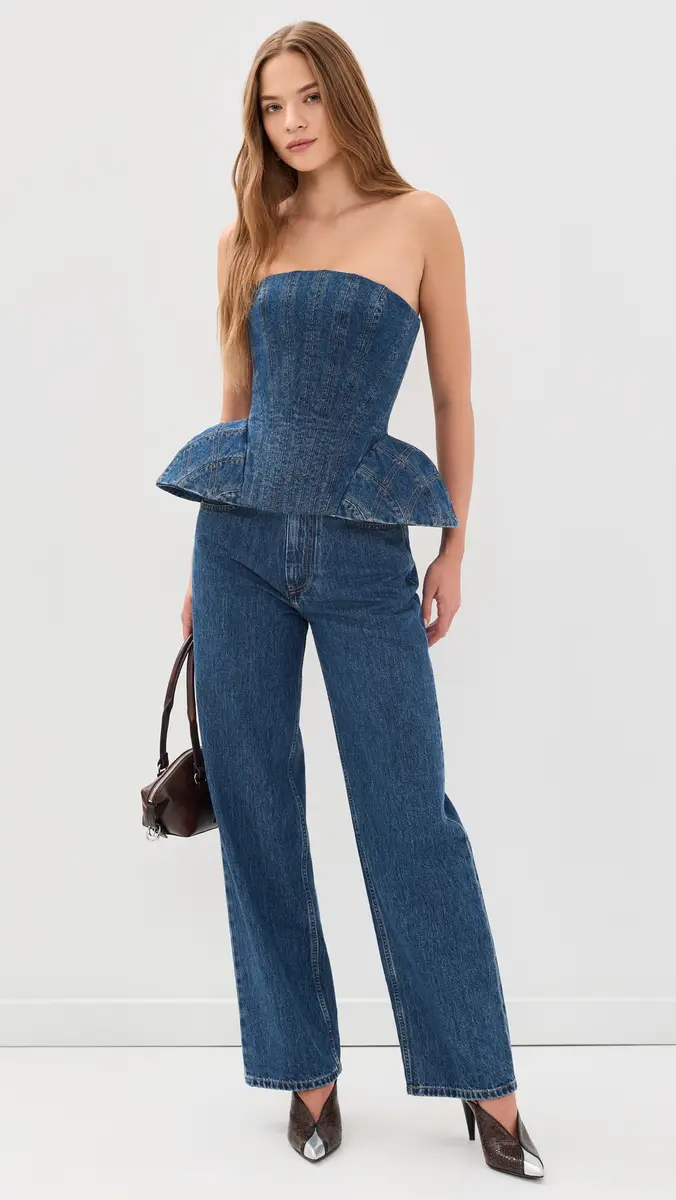 Aknvas Emmi Corset Denim Top | Thumbnail 5 Aknvas Emmi Corset Denim Top | Thumbnail 5
