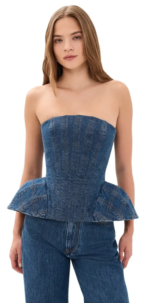 Emmi Corset Denim Top Emmi Corset Denim Top