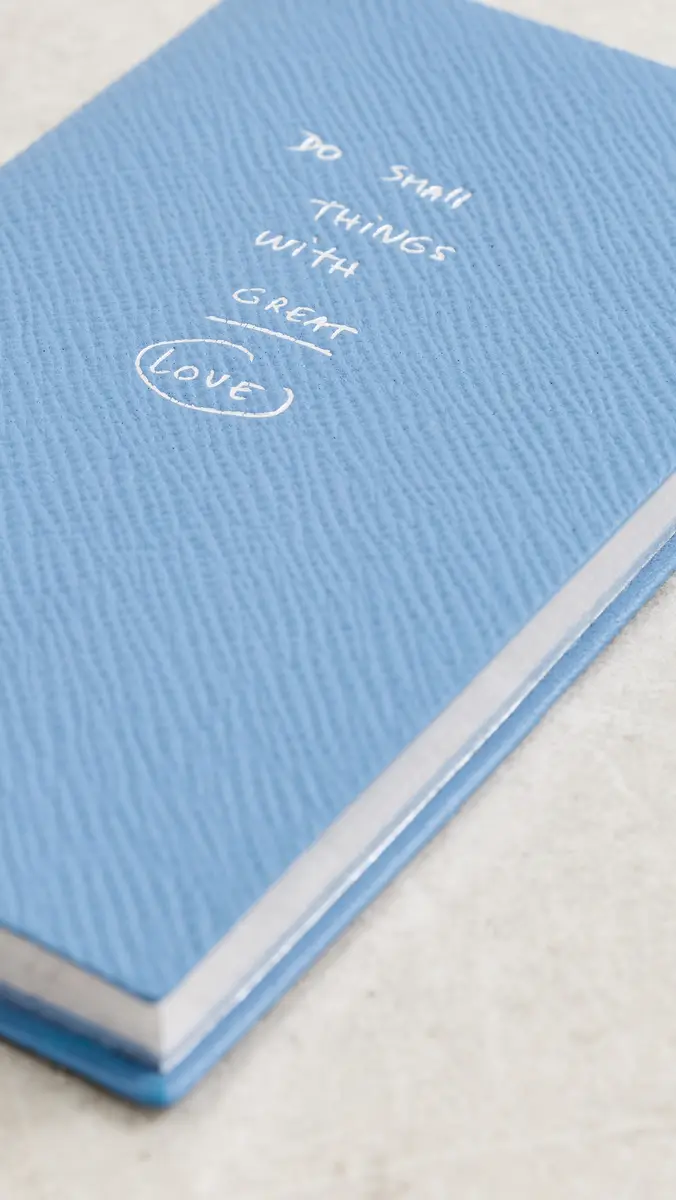 Smythson X Thomas Lelu Do Small Things Panama Notebook | Thumbnail 4