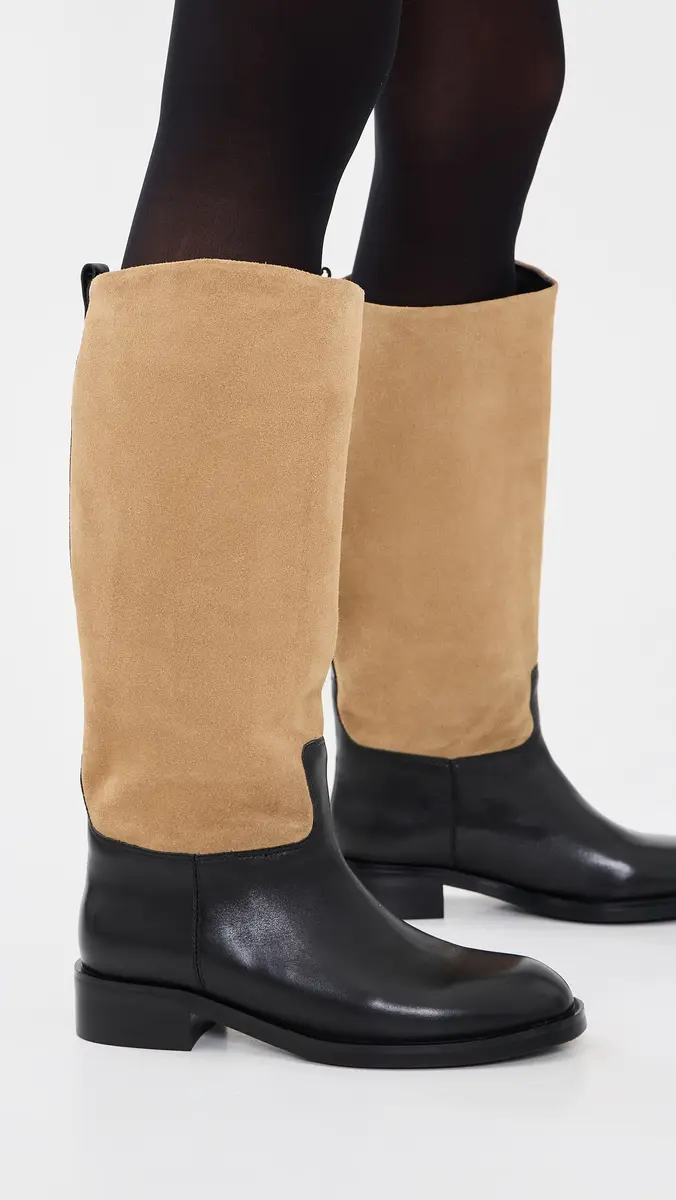 Black Suede Studio Pace Boots | Thumbnail 3
