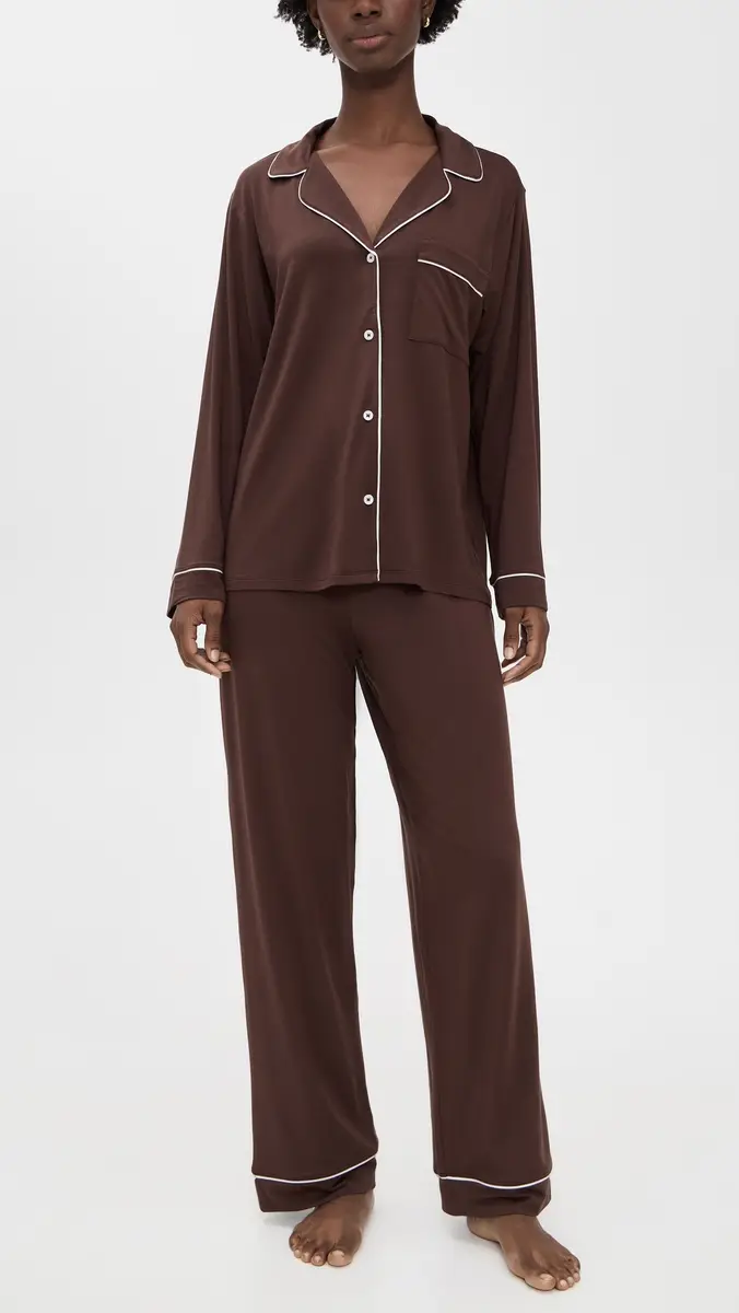 Eberjey Gisele Long Pajama Set | Thumbnail 2