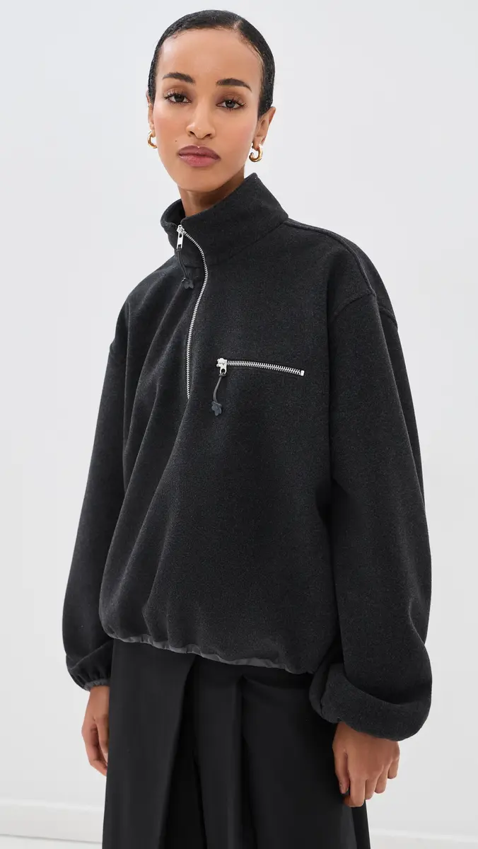 Cecilie Bahnsen Frederik Half-Zip Jacket | Thumbnail 2 Cecilie Bahnsen Frederik Half-Zip Jacket | Thumbnail 2