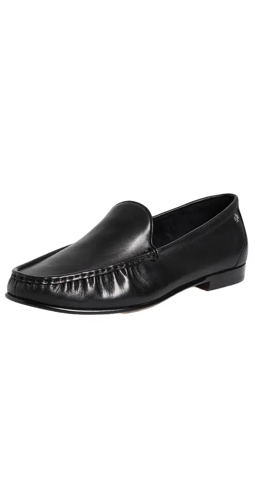 Classic Ruched Leather Loafers Classic Ruched Leather Loafers
