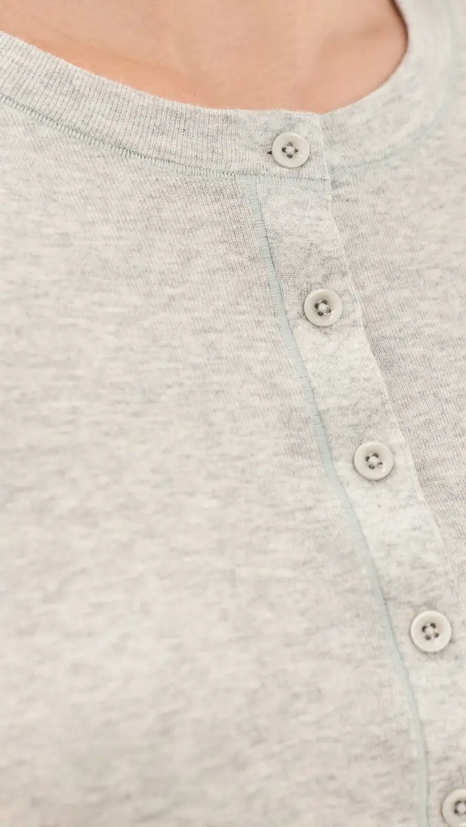 Theory Purl Henley Long Sleeve Tee | Thumbnail 6 Theory Purl Henley Long Sleeve Tee | Thumbnail 6