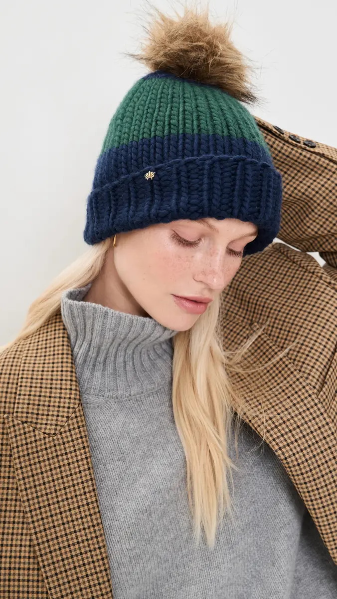 Lele Sadoughi Colorblock Beanie | Thumbnail 3
