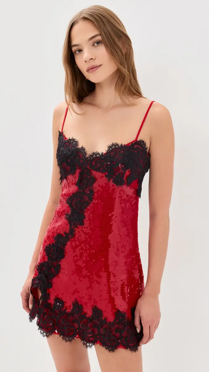Bardot Alerie Sequin Mesh Mini Dress | Thumbnail 2