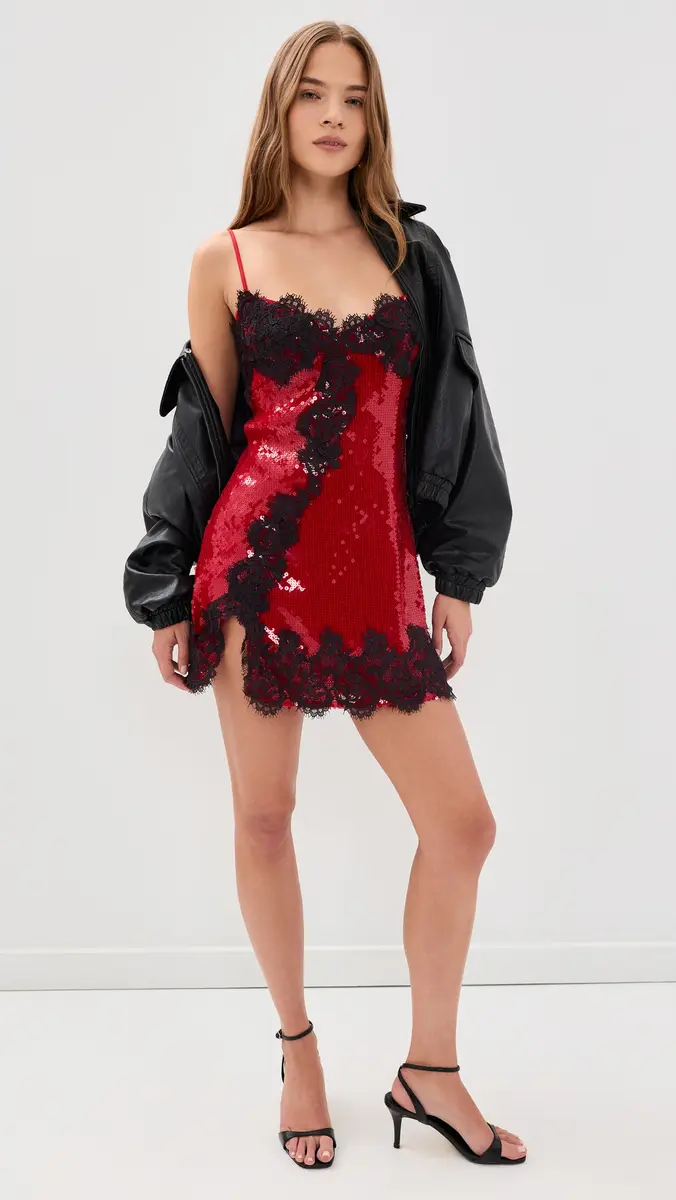 Bardot Alerie Sequin Mesh Mini Dress | Thumbnail 5