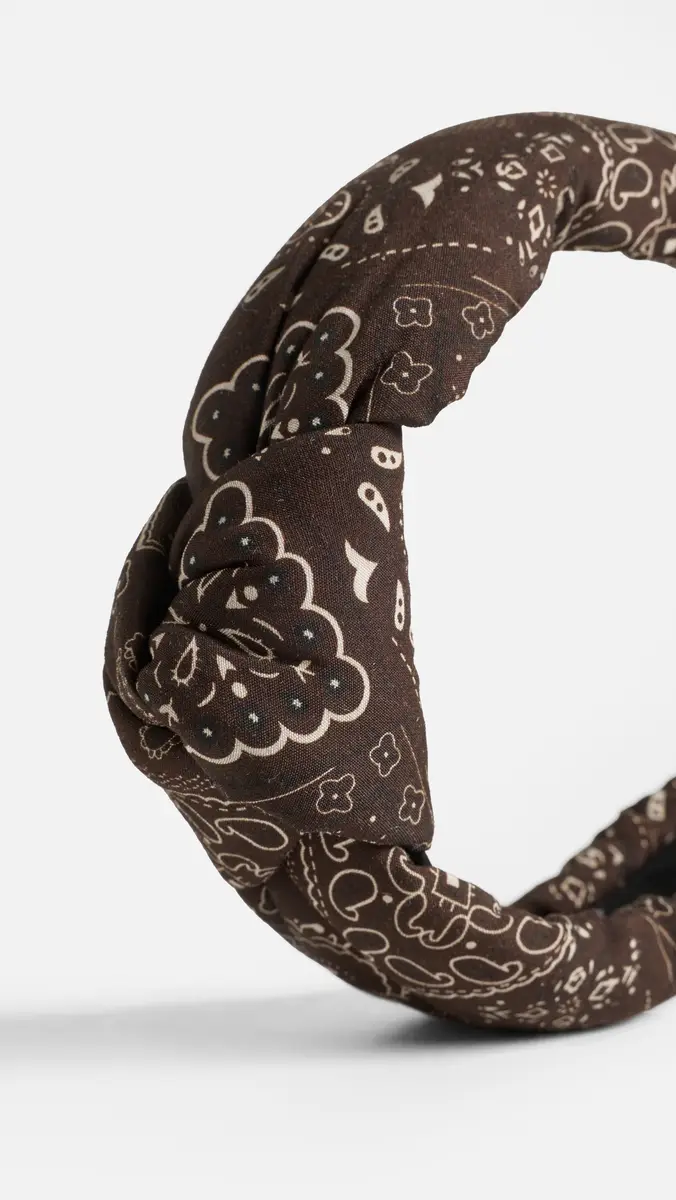 Lele Sadoughi Knotted Bandana Headband | Thumbnail 4 Lele Sadoughi Knotted Bandana Headband | Thumbnail 4