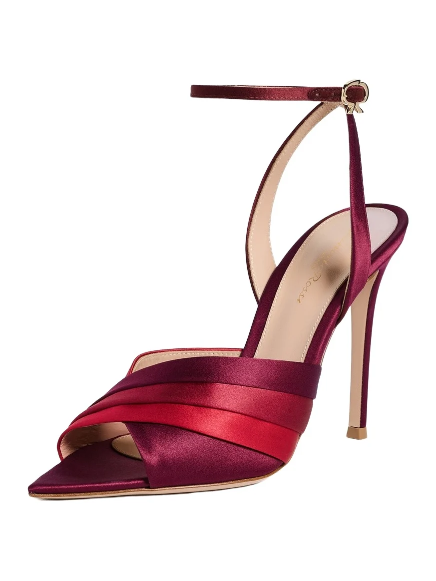 Gianvito Rossi Crepe Satin Pumps