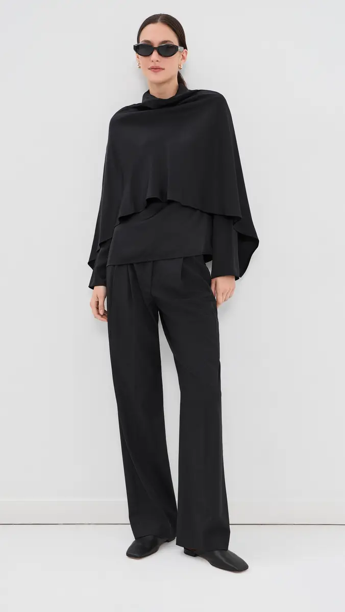 RÓHE Satin Cape Top | Thumbnail 5