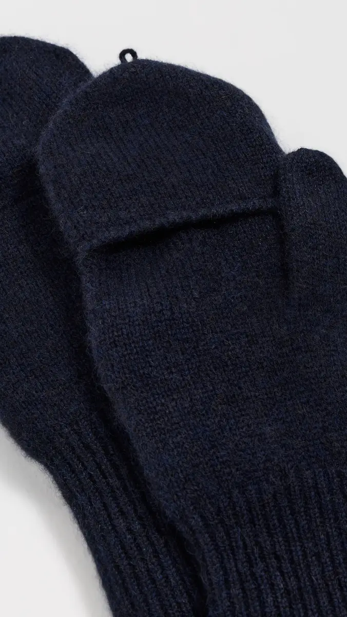 White + Warren Cashmere Pop Top Gloves | Thumbnail 4