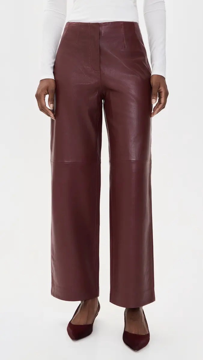 TANYA TAYLOR Weston Leather Pants | Thumbnail 2 TANYA TAYLOR Weston Leather Pants | Thumbnail 2