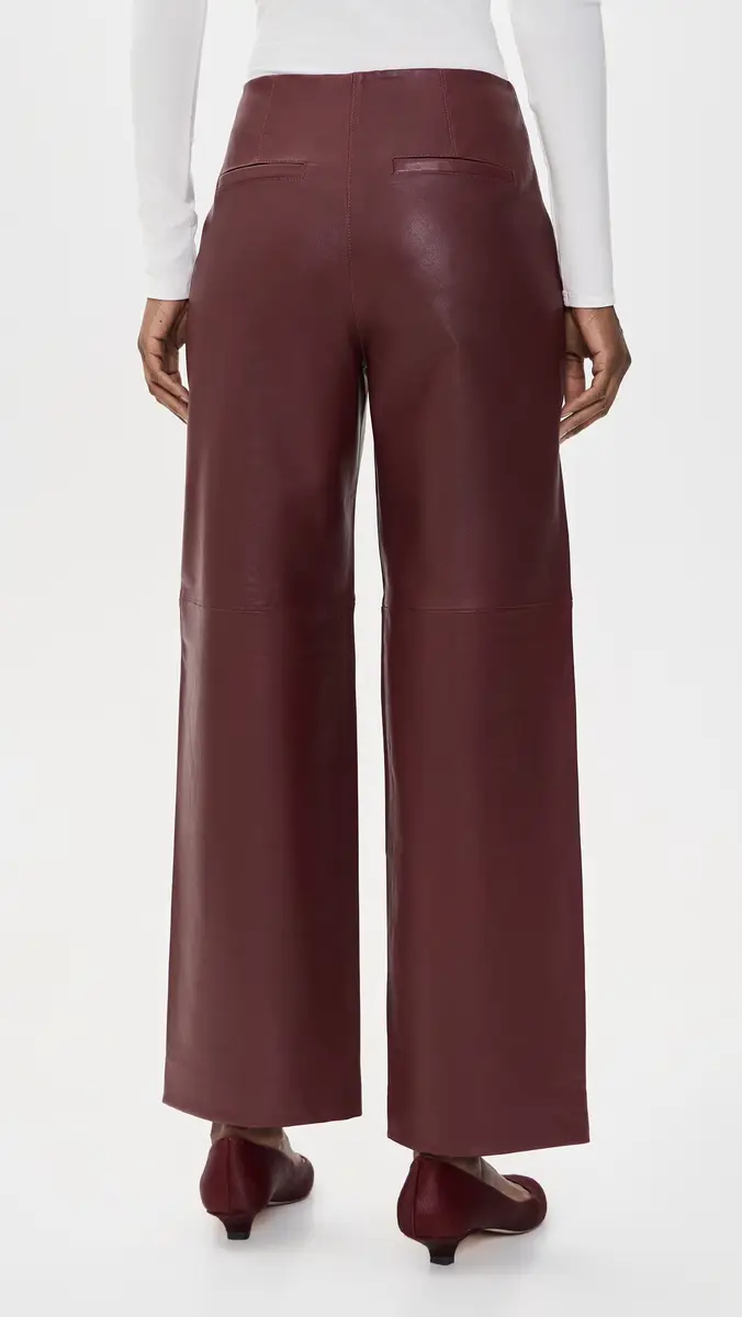 TANYA TAYLOR Weston Leather Pants | Thumbnail 3 TANYA TAYLOR Weston Leather Pants | Thumbnail 3