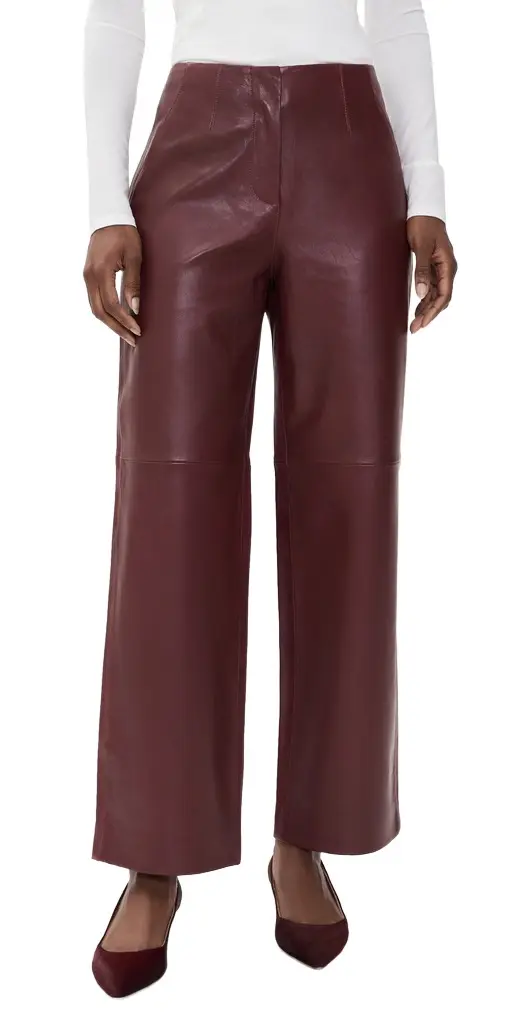 TANYA TAYLOR Weston Leather Pants