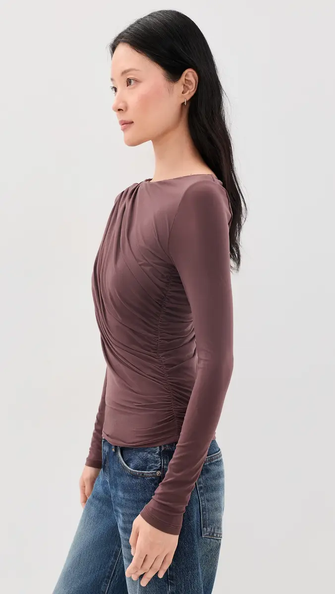 Frame The Draped Top | Thumbnail 4