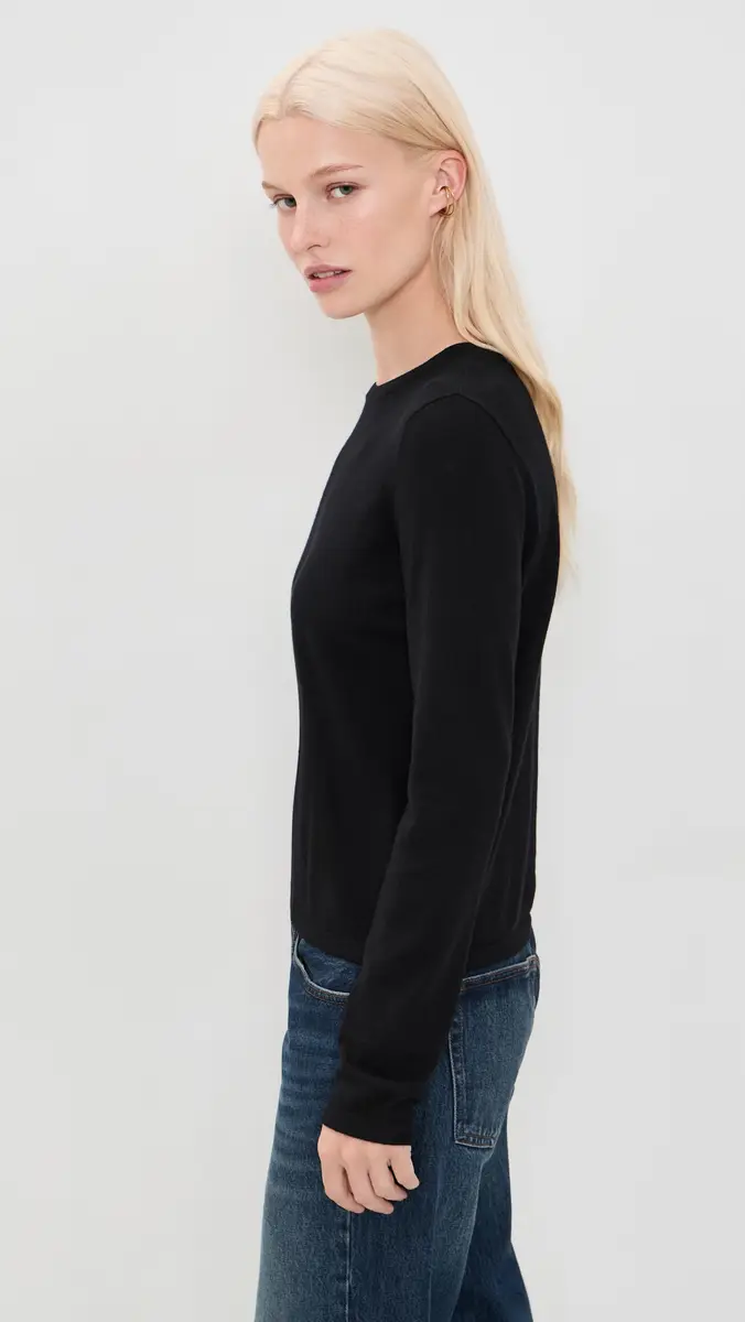 RAILS Cotton Cashmere Long Sleeve Tee | Thumbnail 4 RAILS Cotton Cashmere Long Sleeve Tee | Thumbnail 4